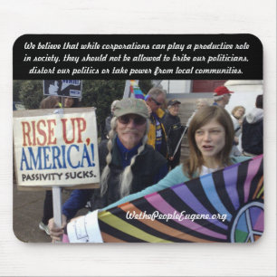 Oben steigt Amerika Mousepad