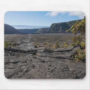 Oben trockenes Lavasee des Kilauea iki Kraters Mousepad