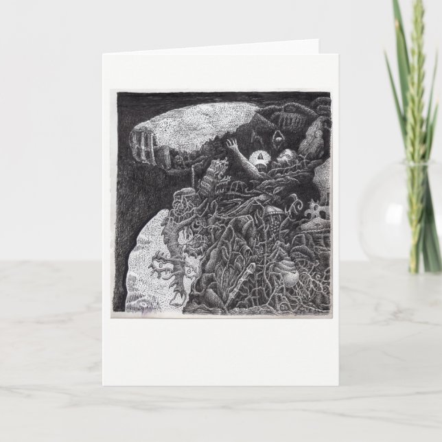 Oben und darunter: Karte (Vorderseite)