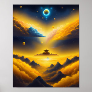 Oben und Unten Poster