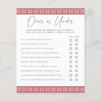 Oben und unten/wollte sie eher Baby-Duschspiele