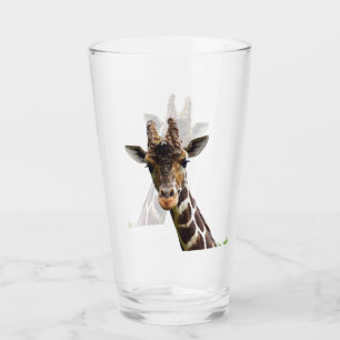 Obenliegende Giraffen-Glas-Trommel Glas