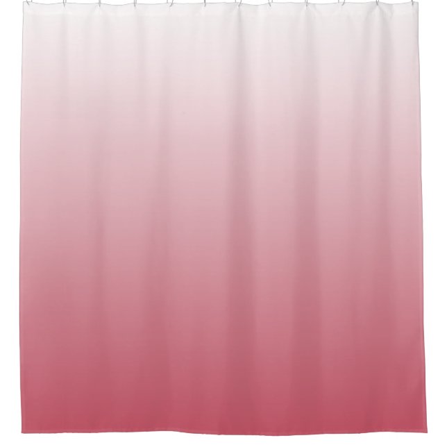 Ober-Lachs-Rosa Duschvorhang (Vorderseite)
