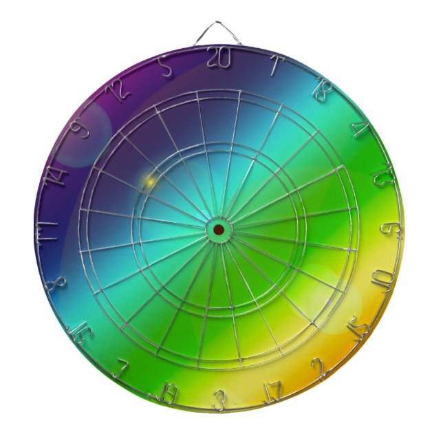 Ober-Regenbogen Dartscheibe (vorne)