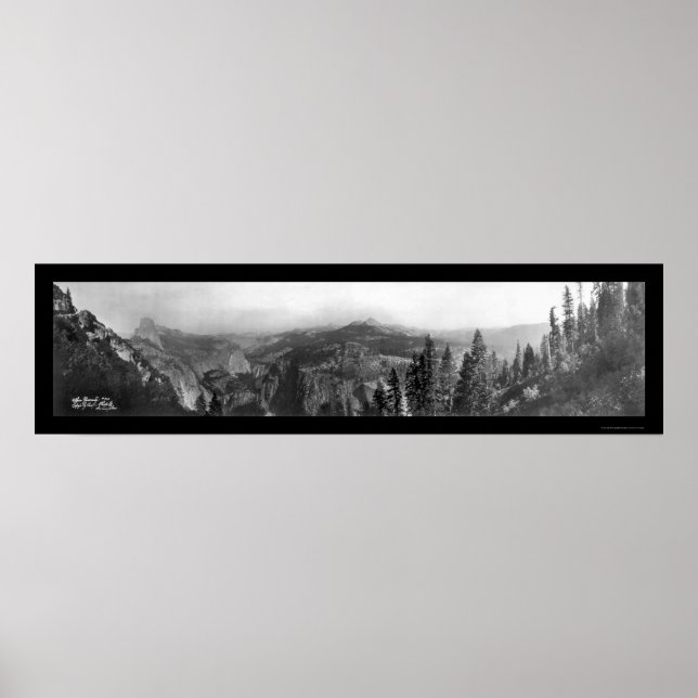 Ober-Yosemite CA Foto 1911 Poster (Vorne)