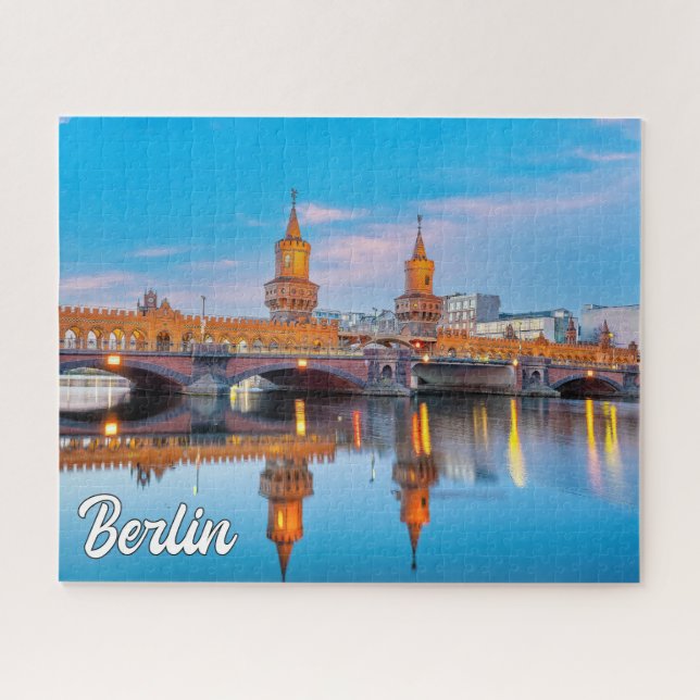 Oberbaum Bridge, Berlin, Deutschland Puzzle (Horizontal)