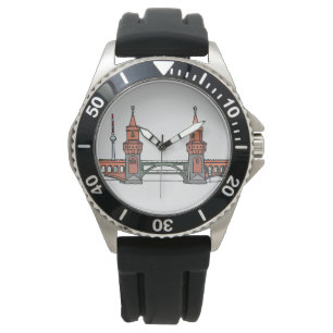 Oberbaum Brücke in Berlin Armbanduhr