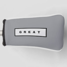 Obere Abdeckung für Golf Equipment Headcover