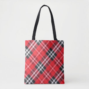 Obere Ansicht des Stoffmusters aus Tartan auf dem