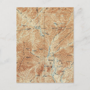 Obere Arbeiten, Tahawus Gebiet, Adirondack Hohe Gi Postkarte