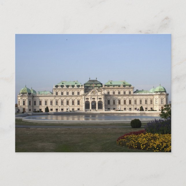 Obere Belvedere Postkarte (Vorderseite)