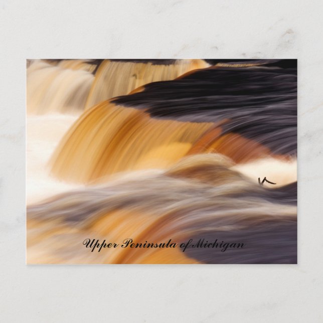 Obere Halbinsel Michigan Postkarte (Vorderseite)