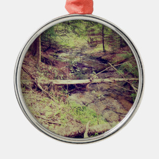 Obere Halbinsel Silbernes Ornament