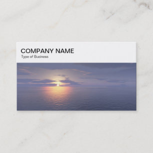 obere Leiste: Sunrise/Sunset Business Card Visitenkarte