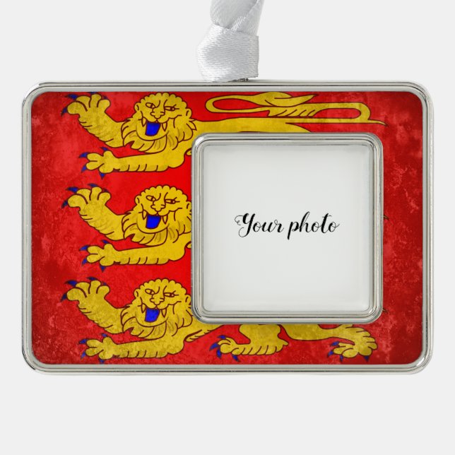 Obere Normandie Rahmen-Ornament Silber (Vorderseite)