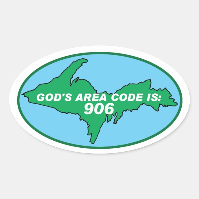 OBERE PENINSULA VON MICHIGAN YOOPER STICKERS (Vorderseite)