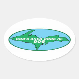 OBERE PENINSULA VON MICHIGAN YOOPER STICKERS