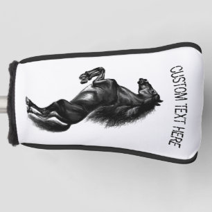 Obere Reitpferde Golf Kopfbedeckung mit individuel Headcover
