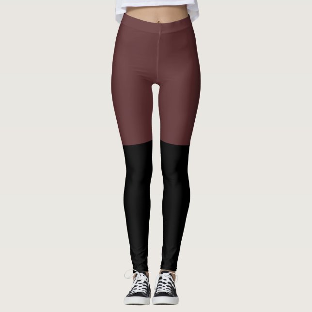 Obere Socken Leggings (Vorderseite)