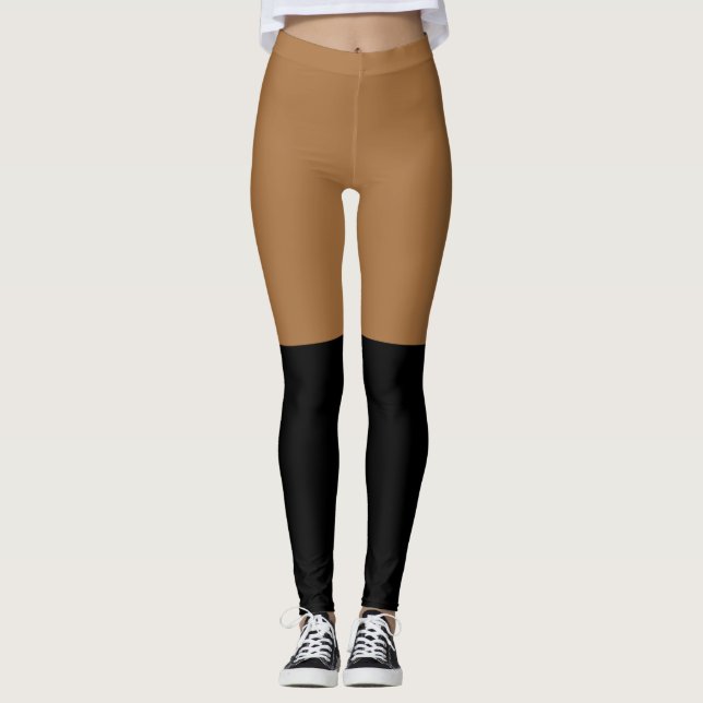 Obere Socken Leggings (Vorderseite)