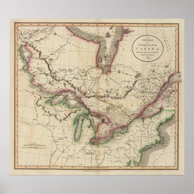 Obere und untere Kanada Poster (Vorne)