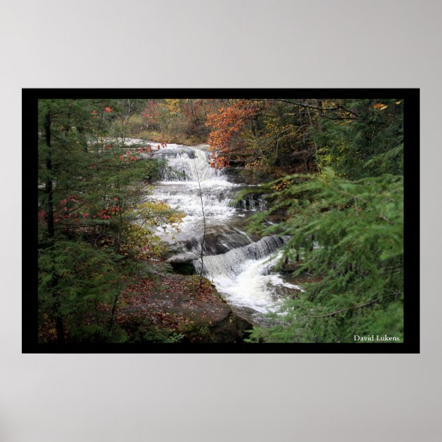 Obere Wasserfälle1 Poster (Vorne)