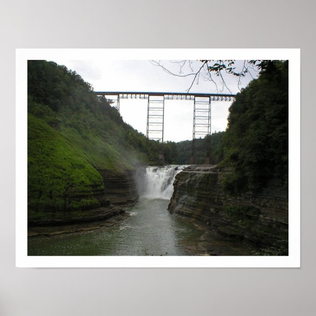 Obere Wasserfälle Poster (Vorne)