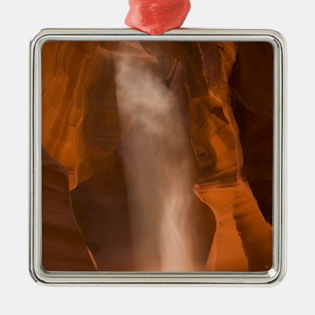 Oberer Antelope Canyon, Page, Arizona 2 Ornament Aus Metall (Vorne)