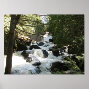 Oberer Johnson Falls Poster
