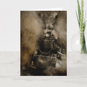 Oberer Lokomotivenzug Lover Geburtstagskarte Karte