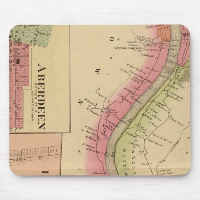 Oberer Ohio Fluss und Tal 2 Mousepad (Vorne)