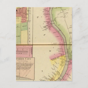 Oberer Ohio Fluss und Tal 5 Postkarte