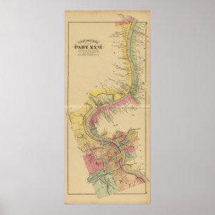 Oberer Ohio Fluss und Tal Poster