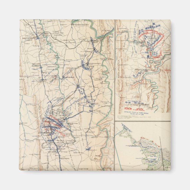 Oberer Potomac McCoys Fähre-Conrads Fähre Magnet (Vorne)