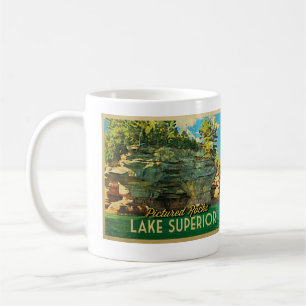 Oberer See dargestellte Felsen Tasse