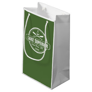 Oberer See, kundenspezifische Stadt, Name, Anker, Kleine Geschenktüte