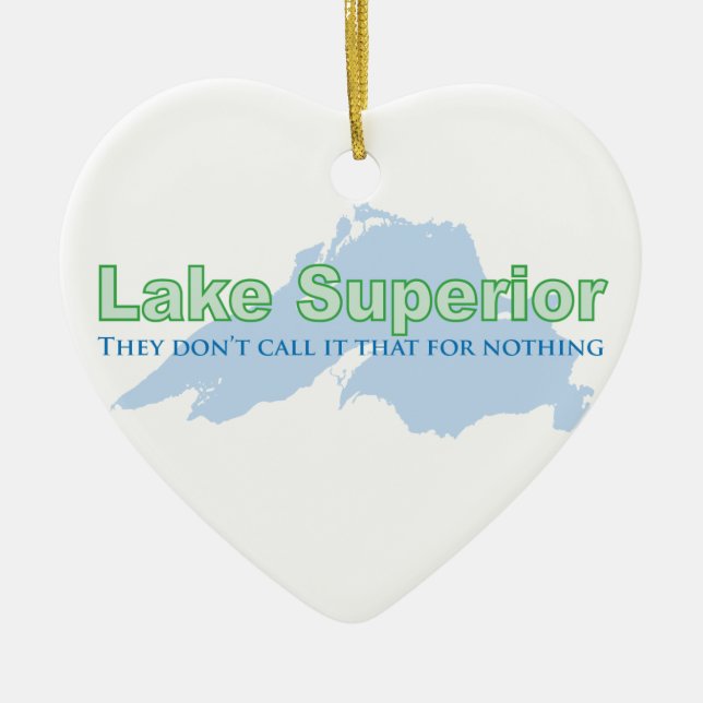 Oberer See; Sie nennen ihn nicht das für nichts Keramikornament (Vorne)