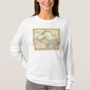 Oberer See und der nördliche Teil von Michigan T-Shirt