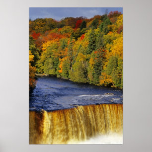 Oberer Tahquamenon-Wasserfall in UP Michigan in Poster