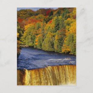 Oberer Tahquamenon-Wasserfall in UP Michigan in Postkarte