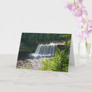 Oberer Tahquamenon-Wasserfall Michigan Gute Besser Karte