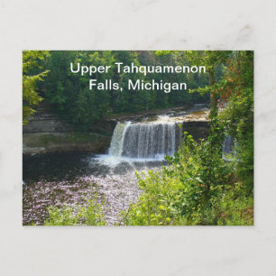 Oberer Tahquamenon-Wasserfall, Michigan Postkarte