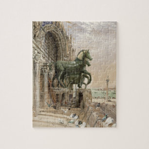 Oberer Teil der Fassade von St Mark Kirche, Puzzle