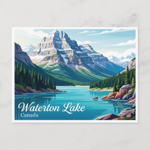 Oberer Waterton-See Kanada Postkarte