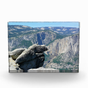 Oberer Yosemite-Wasserfall vom Glacier Point, CA Fotoblock