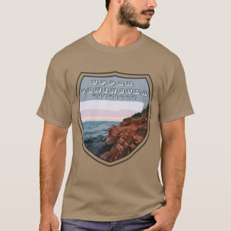 Oberes Halbinsel Michigan Übergröße T-Shirt