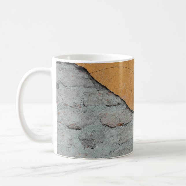 Oberfläche aus grauem Beton Kaffeetasse (Links)