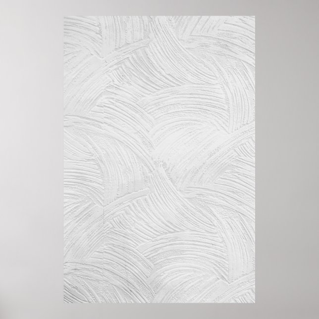 Oberfläche aus grauem Beton Poster (Vorne)