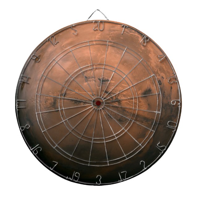 Oberfläche der Mars (Marsfläche) (NASA) Dartscheibe (vorne)