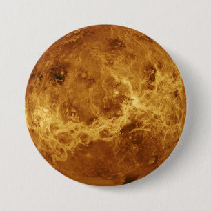 Oberfläche des Planeten Venus Button